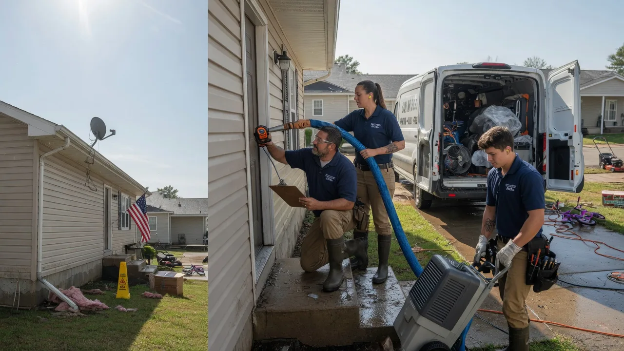 Ceiling Water Damage Restoration in Fort Towson, OK near me